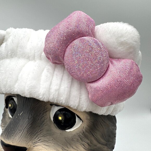 The Crème Shop x Hello Kitty Y2K Bling Bling Plush Spa Headband - Picture 2 of 8